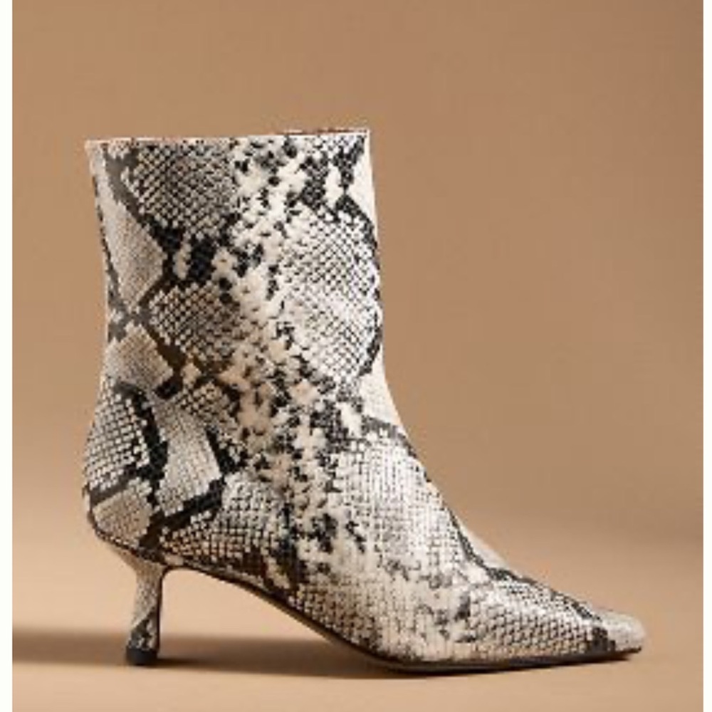 Snakeskin Maeve Ankle Boots